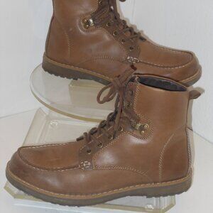 GBX TAN LEATHER ANKLE BOOTS SIZE 8 MEDIUM